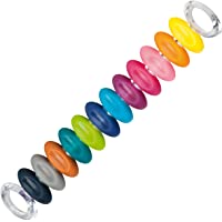 Tescoma JGO 12 Anillas Colores MARCADORES Copas UNO Vino- Acero Inoxidable